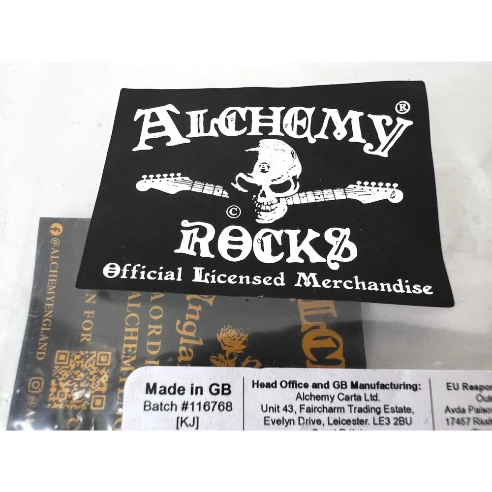 Alchemy Rocks Metallica Ninja Star‎ Logo Black Cord Necklace Official Merch